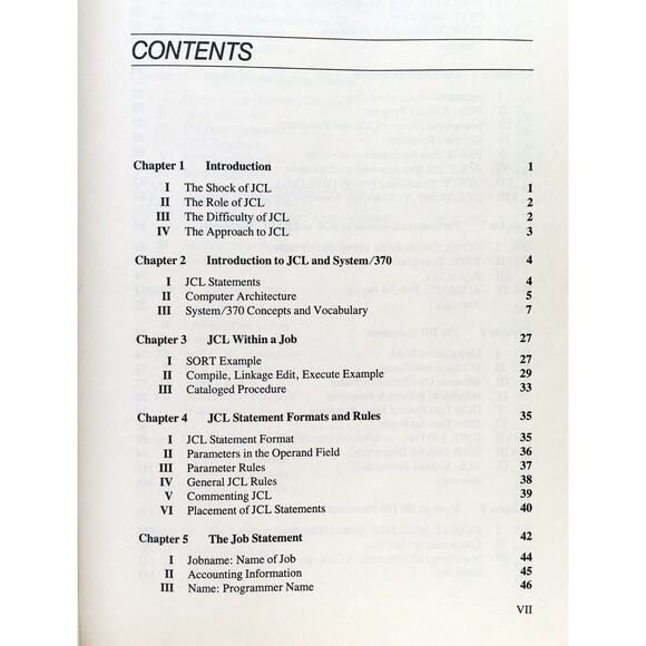 Vintage 1987 IBM System 370 Job Control Language by Gary DeWard Brown Paperback - Picture 4 of 10